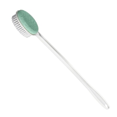 Helping Hands Long-Handled Foot Scrub Brush With Pumice Stone